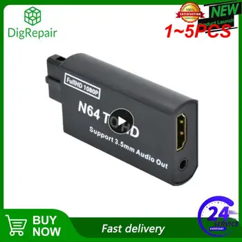 1-5 Бр. Висококачествен видео адаптер за Gamecube конзола N64 С HDMI-съвместим Адаптер, Кабел-Конвертор за N64/SNES/NGC