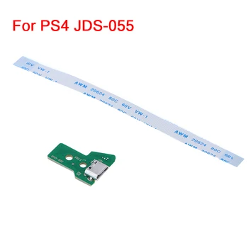 1бр За JDS-055/050 USB Порт за Зареждане Разъемная Такса 12-Пинов Гъвкава Лента С Печатна Платка Micro USB Контролера На PS4
