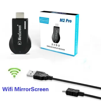 Mirascreen M2 Pro TV Stick Wifi Дисплей Приемник Stream Cast Anycast DLNA Miracast Airplay Огледален Екран на Android TV Dongle
