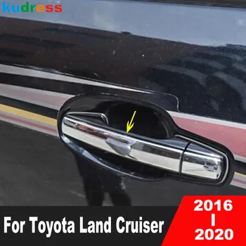 Тампон върху дръжката на страничната врата на Toyota Land Cruiser LC200 FJ200 Втората Префасонира 2016 2017 2018 2019 2020 Хромирани авто Аксесоари