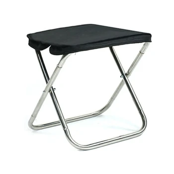 Преносим ultralight Сгъваем стол Уличен Сгъваем стол за къмпинг, разходки, плаж, градинарство, риболов