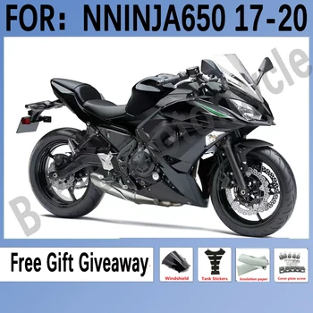 Нов комплект мотоциклетни обтекателей за KAWASAKI ER-6F 2017 2018 2019 ER6F 17 18 19 ninja650 Обтекатели EX NINJA 650 650 комплект черен