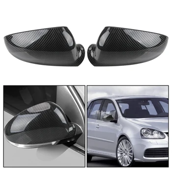 Автоаксесоари Капаци Покривала За Автомобилни Огледала за задно виждане, Автоматична Замяна за VW Golf 5 MK5 Jetta 2006-2011 на Кутията Странично Огледало за Обратно виждане