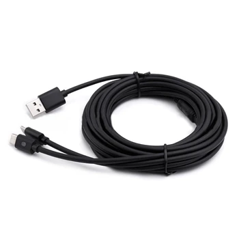 300 см и USB Кабел За Зареждане, Кабел за Предаване на Данни, Кабели Захранване, удължителен кабел за Зареждане на Контролера за Подмяна на Геймпада P5