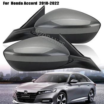 Покриване на Страничните Огледала за задно виждане за Honda Accord CV1 американската Версия на 2018 2019 2020 2021 2022 Сиво Врати Крило С един Сигнал за Шофиране В Събирането на
