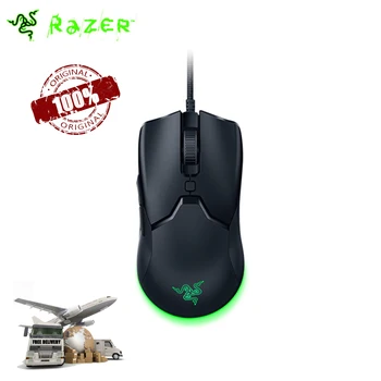 100% Оригинални Мини-Игра Мишка Razer Viper 8500DPI Оптичен Сензор Chroma RGB Жичен Мишката Леки Мишката SPEEDFLEX за Геймъри
