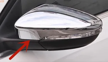 За Skoda Octavia 2014-2017 Висококачествена ABS хромирана декоративна капачка огледало за обратно виждане със защита от решетка автомобилни аксесоари