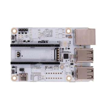 Разширителен модул за Milk V на Linux с RJ-45 Ethernet USB hub Входен конектор Type-C Смяна на такси адаптер