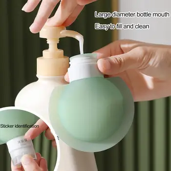 За многократна употреба празни бутилки, запечатани силикон опаковки лосион, Преносими контейнери за еднократна употреба за пътуване с препарат за миене на ръце