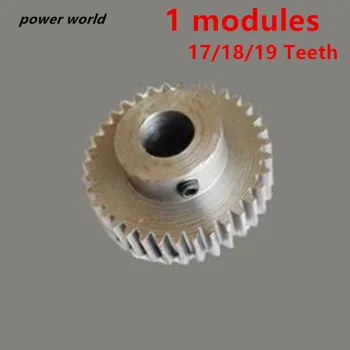 Модули от стомана 45 # 1 от 19 зъби от въглеродна стомана, метална рейка,, червячная предаване, мотор-трансмисия, аксесоари