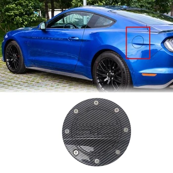 Капачката На Резервоара На Колата Е От Въглеродни Влакна, На Кутията На Масления Резервоара Стикер На Накладку За Mustang 5.0 2015-2019