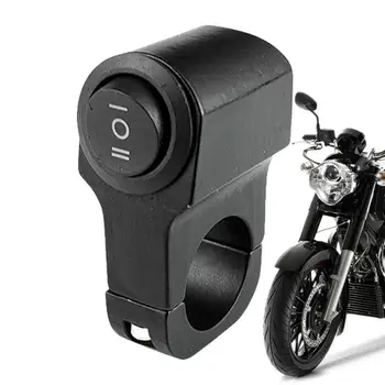 Превключвател за мотоциклетни фарове с ВКЛ. изключено. Ключ ключ светлинен панел Превключвател на фаровете мотоциклет Водоустойчив превключвател на волана