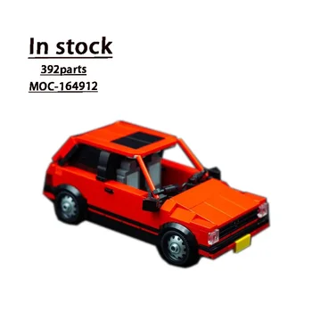 MOC-164912 Червен класически автомобил в събирането, сшивающий строителни блокове, модел Момче, Детски Градивни елементи за възрастни за рожден Ден, подарък играчка