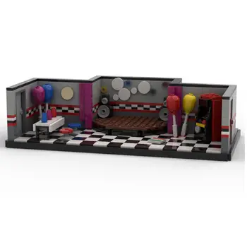 Модел диорами на главната сцена от видео игри Building Toys 632 бр. MOC Build
