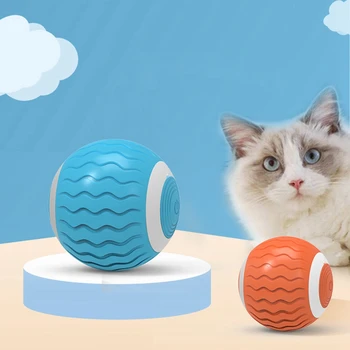 Умни играчки за котки, катающийся топката, акумулаторни електрически интерактивни играчки за дресура на котки, Самодвижущиеся забавни аксесоари