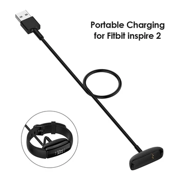 За Fitbit Inspire 2 USB smart-часовници гривна Кабел за зарядно устройство