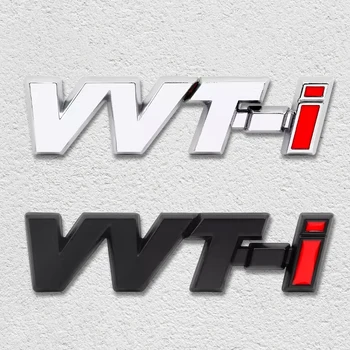 1бр 3D метален лого VVTi VVT-i Стикер на крило на автомобила Странични етикети Емблемата на иконата на Стикер за стайлинг на автомобили, автоаксесоари за Toyota