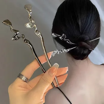 Реколта пръчки за коса, китайската мода метална родословни, пръчка за хранене, плоча за коса, за жени, аксесоари за коса, аксесоари за коса, инструменти за бродерия, аксесоари