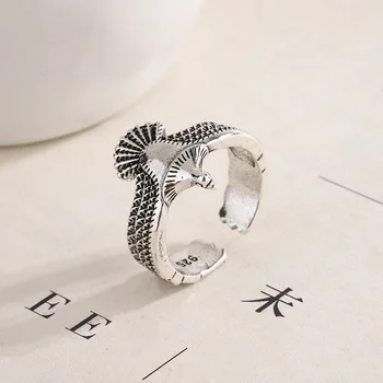 Модни пръстени с орел от сребро 925 Проба за жени, луксозни Бижута и Аксесоари, подаръци за жени, Безплатна Доставка на Място
