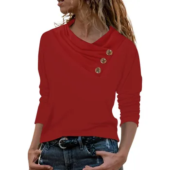 Дамски дрехи, Леко женски пуловер с кръгло деколте, пуловер, Нови женски свитшоты с дълги ръкави, висококачествени Roupas Feminina