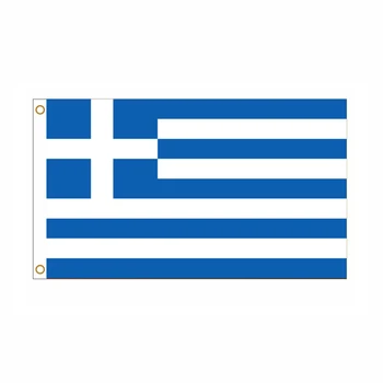 90x150 см Флаг Гърция, национално знаме на Гърция, Национален флаг на Гръцката Република.