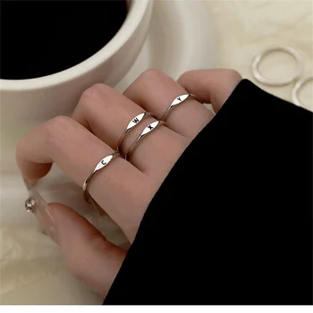 Модерен пръстен с английската буква A-Z, пръстен с начална буква, дамски бижута сватба, подарък за нова двойка, Пръстени за най-добри приятели