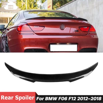 Материал от въглеродни влакна PS Style Крило на Багажника Заден спойлер за BMW 6 серия F06 F12 Тунинг на автомобили 2012-2018