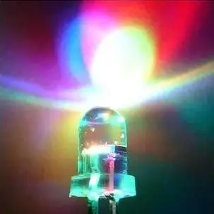 YYT 50ШТ Бавно светкавица, Бърза вспышка5 мм, RGB трицветна цветни, led, led тръби, LED, цветен СВЕТОДИОД