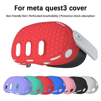 За Шлем за Виртуална Реалност Meta Quest3 Защитен Калъф Силиконов Прахоустойчив Защитен Калъф От надраскване За Игрови Аксесоари Quest 3 Vr T3j3