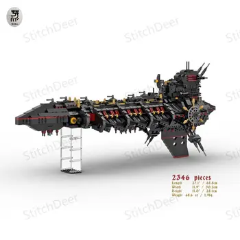 2346ШТ MOC Warhammer 40k Vengeful Spirit Комплекти бойни кораба Строителни блокове Съберат модел играчки Brick Aldult Фестивал Подарък за рожден ден