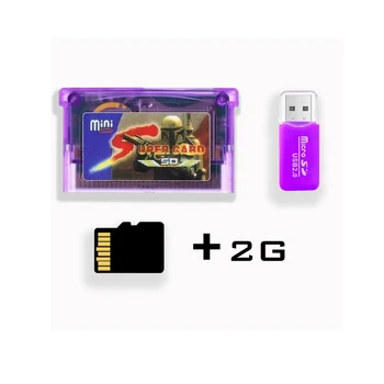 Супер карта За игра на карти GBA super mini SD карта с карта памет 2 GB