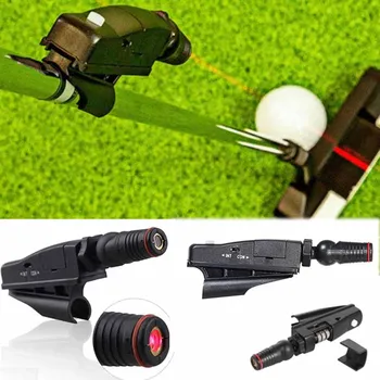 Нов прицел за стика за голф Портативни лазери за голф симулатор за тренировка на стика за голф ABS, Подобряване на линия, Помощни средства, Инструменти за корекция