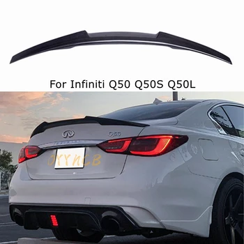 За Infiniti Q50 Q50S Q50L 2014-2020 M4 Стил Въглеродни влакна/FRP Заден Спойлер, Крило на Багажника