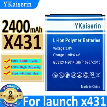 Батерия YKaiserin с капацитет 2400 mah, за смяна на Launch X431 Bateria 