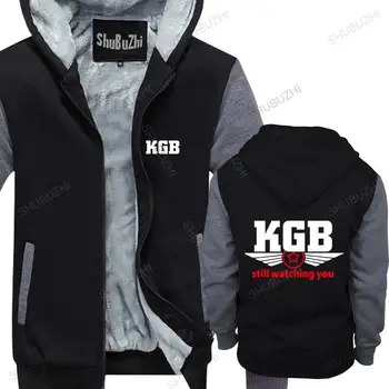 памучен мъжки блузи, зимно яке KGB hoodies BULGARIA ЗАБАВНИ CCCP ZSRR топло палто мъжки hoody shubuzhi
