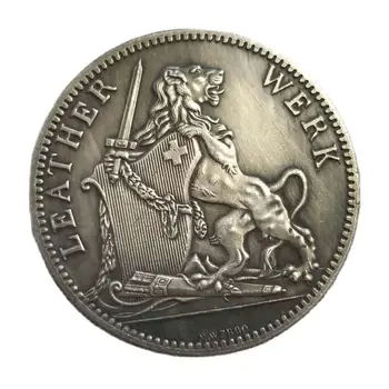 1867 Швейцарски посребрени монети Лъки Magic колекционерска стойност на Монетата КОПИЕ Медальных монети Коледни подаръци #1794