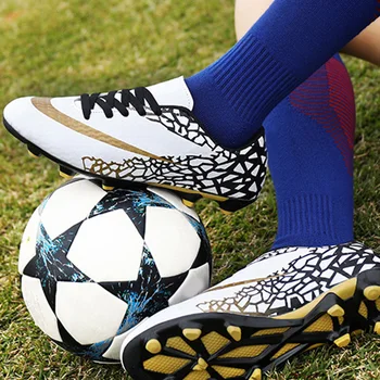 Професионални футболни обувки с ниско покритие, дишаща, комфортна, с добро сцепление Мъжки футболни обувки за практикуване на футбол на открито