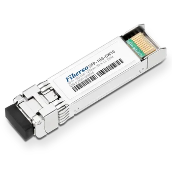 Оптичен Радиостанцията Fiberso SFP + 10ГР Module CWDM 10km 1270-1610nm SM с подкрепата на Cisco Huawei Ethernet
