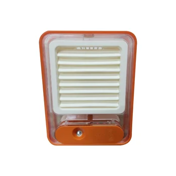 Преносим вентилатор за замъгляване USB-акумулаторен вентилатор за замъгляване на вода с цветно ночником Настолен вентилатор за пътуване, домашен офис