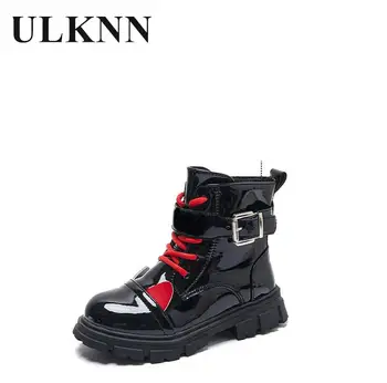 Обувки за момичета Есен/зима 2023, нови училищни черни однообувные обувки за момчета, нескользящие обувки принцеси за момичета