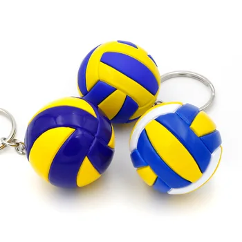 PVC Волейбольный Ключодържател Украса Бизнес Волейболни Подаръци Плажна Топка е Спорт за играчи, Мъже, Жени Ключодържател Подарък
